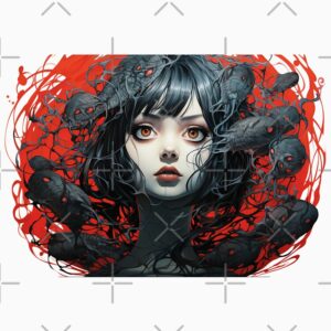 Tomie Junji Ito Japanese Horror Art Hoodie JI132 - Image 3