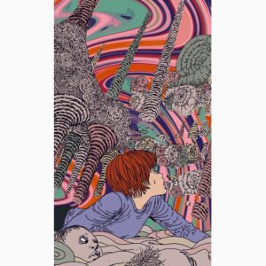 Uzumaki Spiral Horror Manga T-Shirt JI122 - Image 4